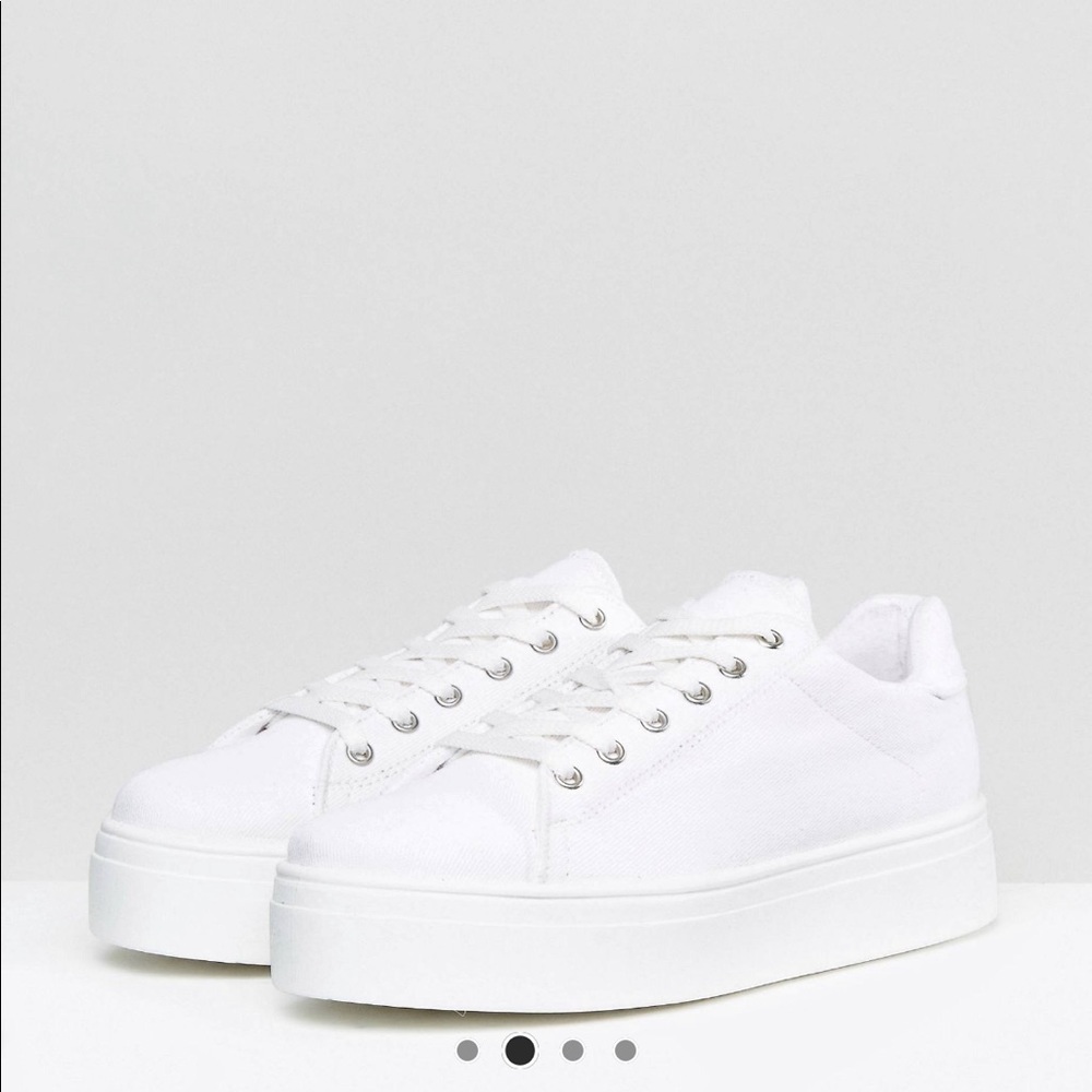 ASOS chunky platform lace up sneaker